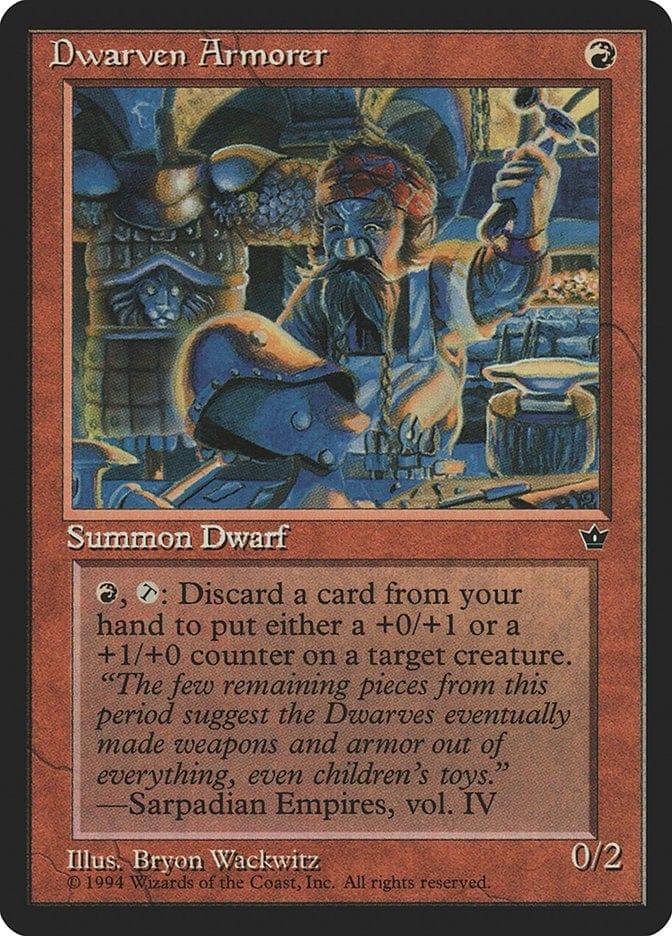 Magic: The Gathering MTG Single Dwarven Armorer [Fallen Empires]