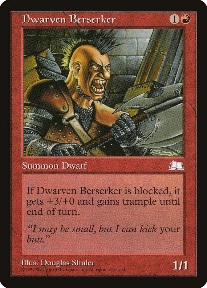 Magic: The Gathering MTG Single Dwarven Berserker [Weatherlight]