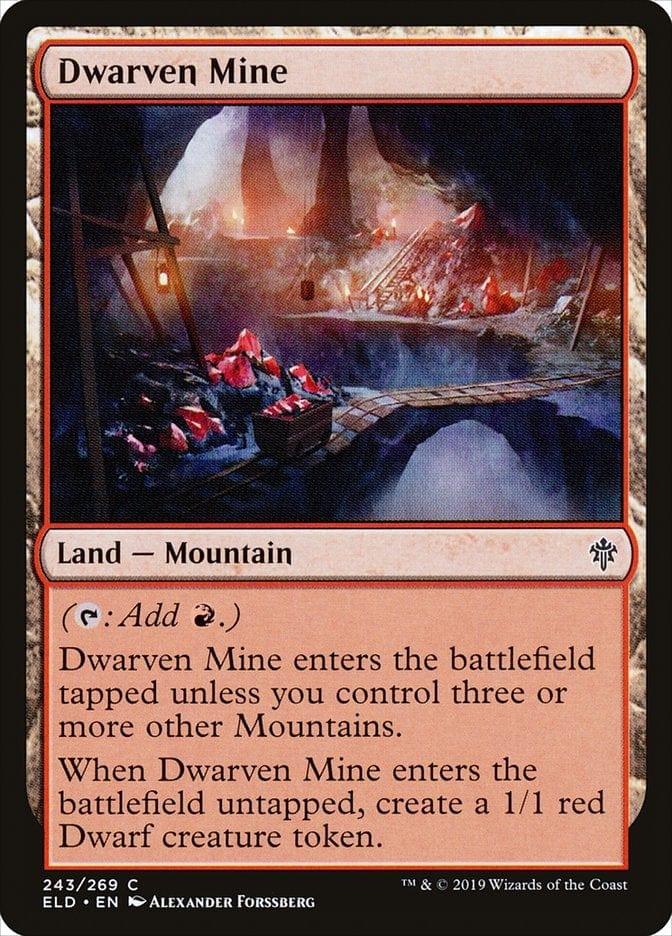 Magic: The Gathering MTG Single Dwarven Mine [Throne of Eldraine]