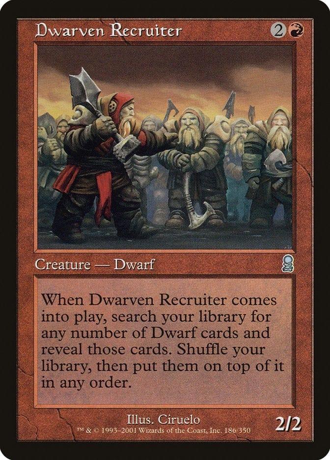 Magic: The Gathering MTG Single Dwarven Recruiter [Odyssey]