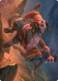 Magic: The Gathering MTG Single Dwarven Reinforcements Art Card [Kaldheim: Art Series]