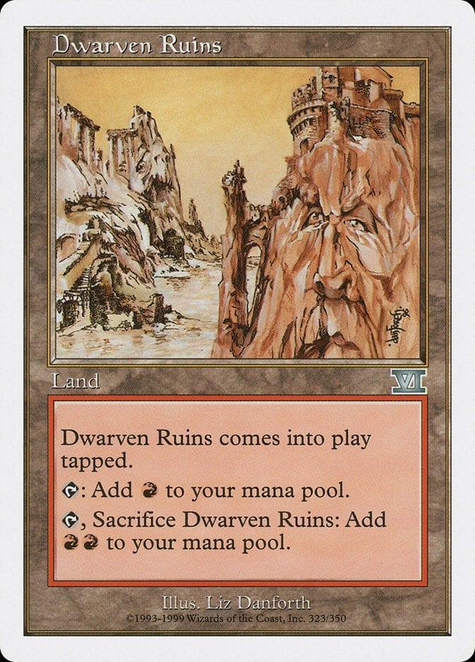 Magic: The Gathering MTG Single Dwarven Ruins [Classic Sixth Edition]