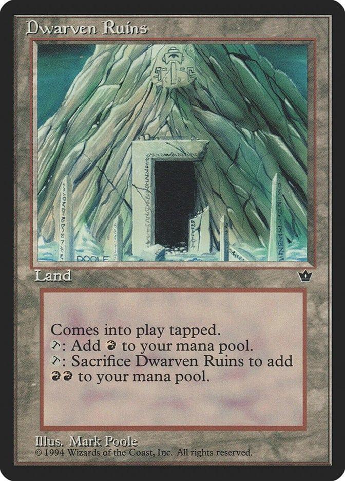 Magic: The Gathering MTG Single Dwarven Ruins [Fallen Empires]