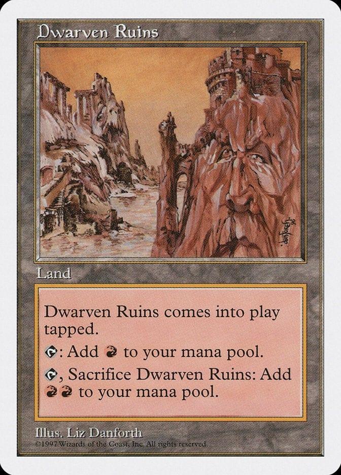 Magic: The Gathering MTG Single Dwarven Ruins [Fifth Edition]