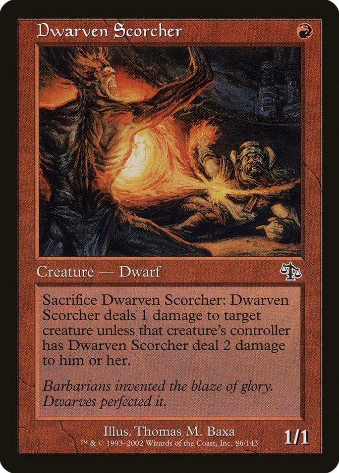 Magic: The Gathering MTG Single Dwarven Scorcher [Judgment]