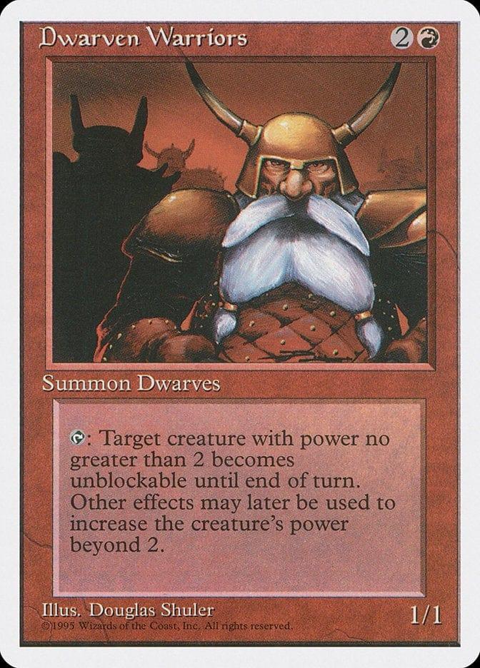 Magic: The Gathering MTG Single Dwarven Warriors [Fourth Edition]
