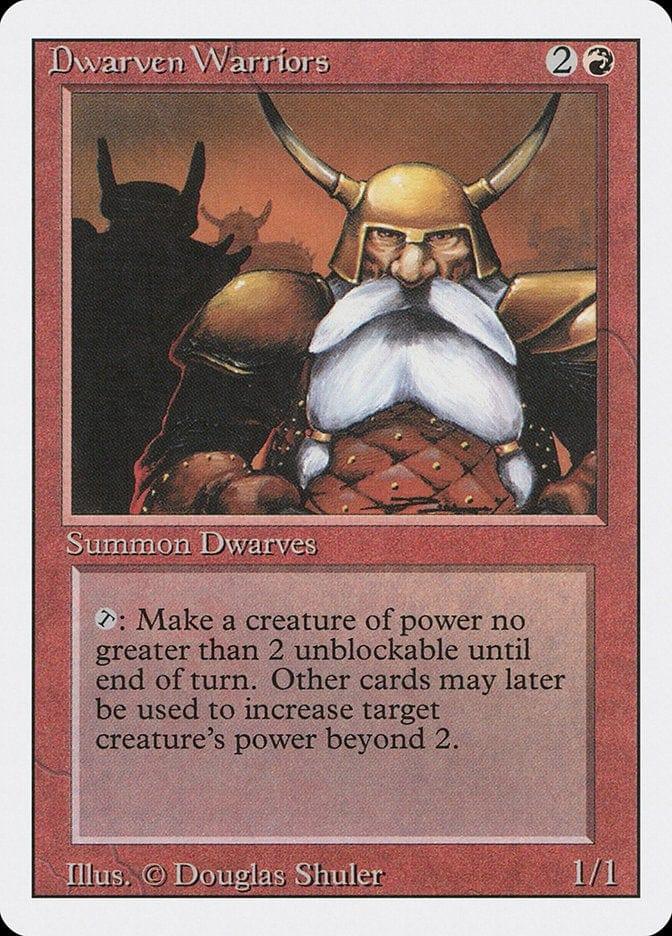 Magic: The Gathering MTG Single Dwarven Warriors [Revised Edition]