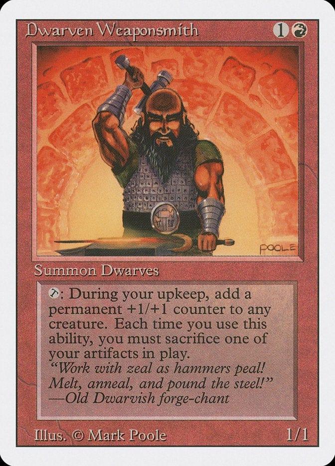 Magic: The Gathering MTG Single Dwarven Weaponsmith [Revised Edition]