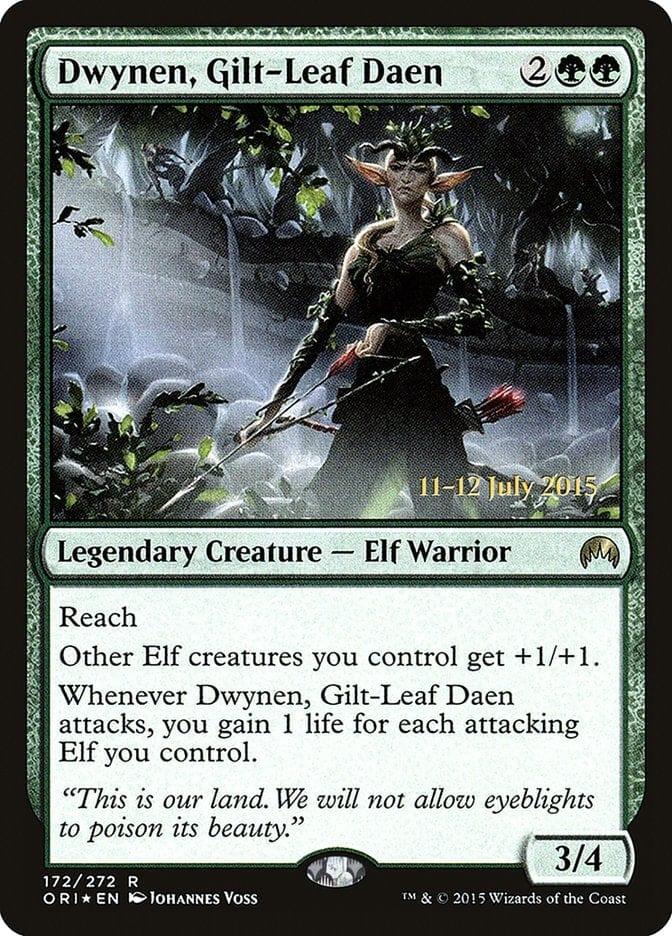 Magic: The Gathering MTG Single Dwynen, Gilt-Leaf Daen [Magic Origins Prerelease Promos]