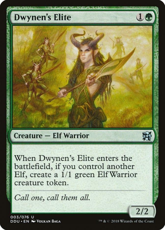 Magic: The Gathering MTG Single Dwynen's Elite [Duel Decks: Elves vs. Inventors]