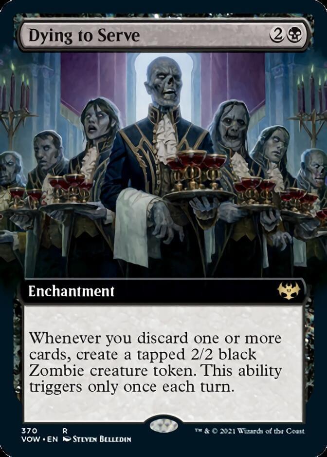 Magic: The Gathering MTG Single Dying to Serve (Extended) [Innistrad: Crimson Vow]