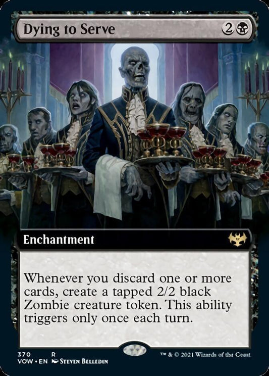 Magic: The Gathering MTG Single Dying to Serve (Extended) [Innistrad: Crimson Vow]