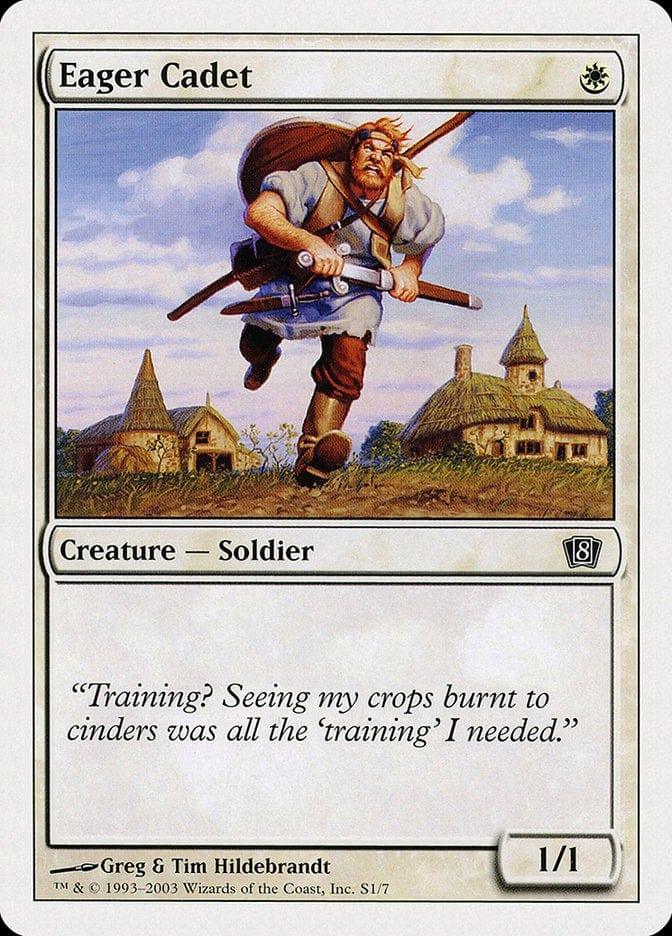 Magic: The Gathering MTG Single Eager Cadet [Eighth Edition]