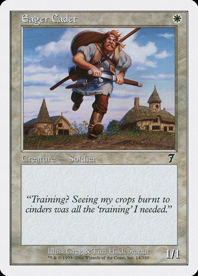 Magic: The Gathering MTG Single Eager Cadet [Seventh Edition]