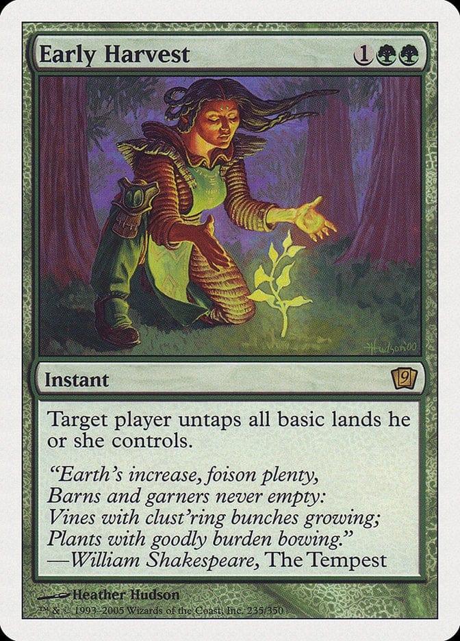 Magic: The Gathering MTG Single Early Harvest [Ninth Edition]