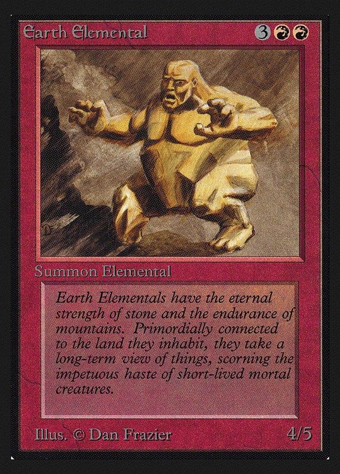 Magic: The Gathering MTG Single Earth Elemental [Collectors’ Edition]