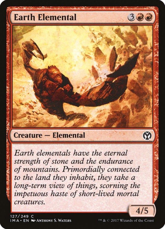 Magic: The Gathering MTG Single Earth Elemental [Iconic Masters]