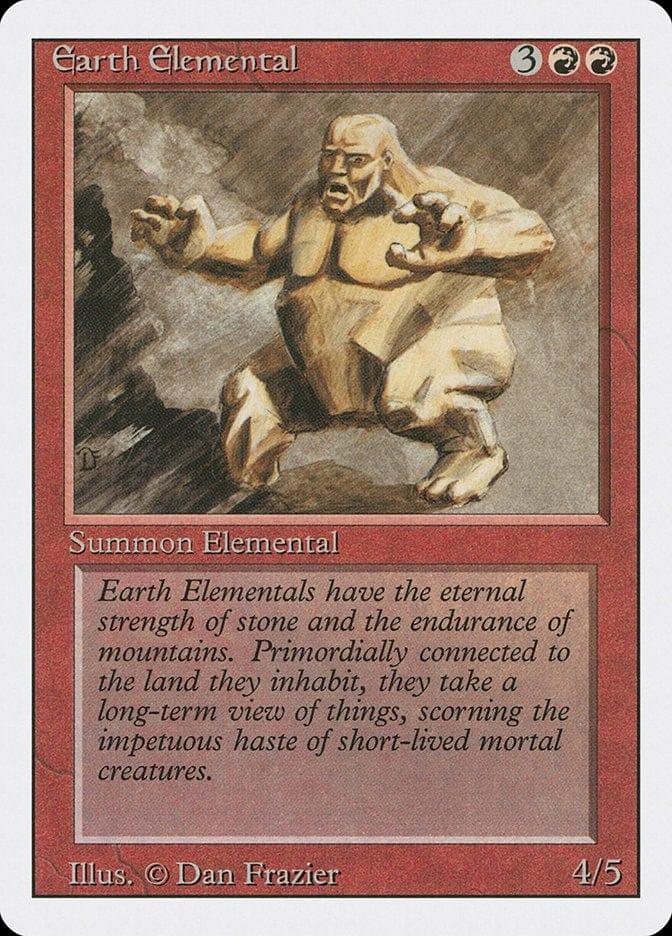 Magic: The Gathering MTG Single Earth Elemental [Revised Edition]