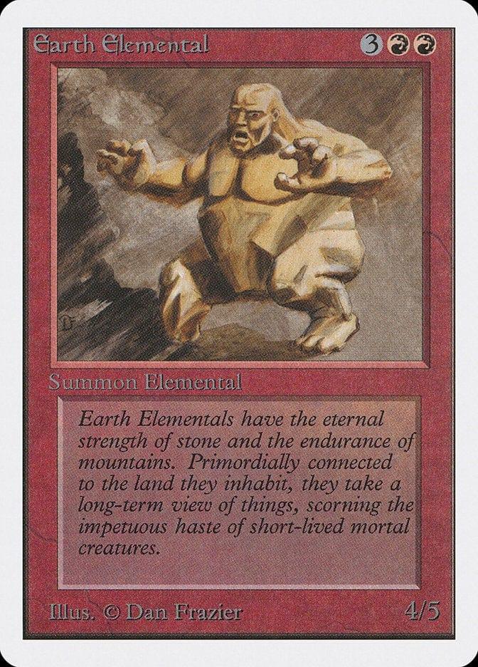 Magic: The Gathering MTG Single Earth Elemental [Unlimited Edition]
