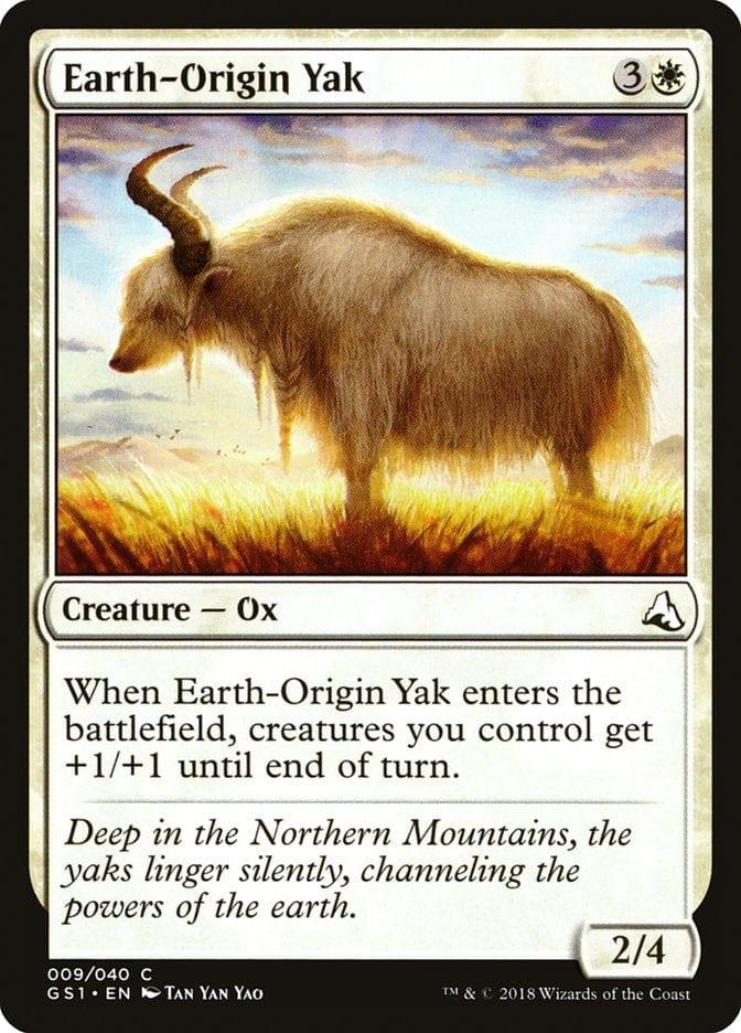 Magic: The Gathering MTG Single Earth-Origin Yak [Global Series Jiang Yanggu & Mu Yanling]