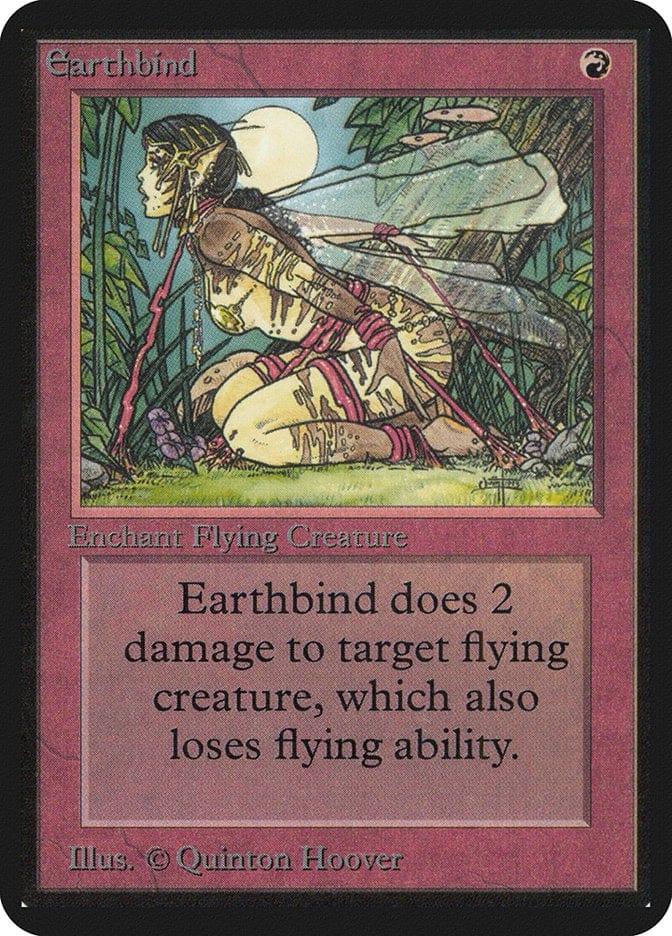Magic: The Gathering MTG Single Earthbind [Limited Edition Alpha]