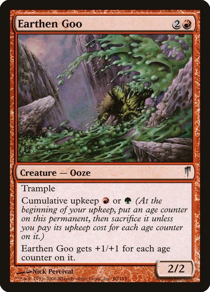 Magic: The Gathering MTG Single Earthen Goo [Coldsnap]