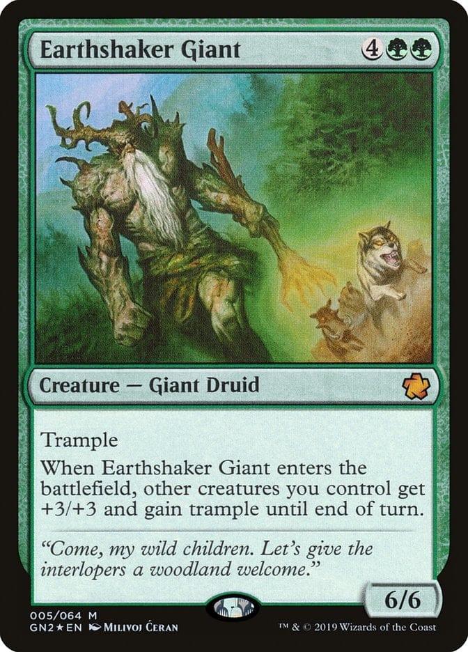Magic: The Gathering MTG Single Earthshaker Giant [Game Night 2019]