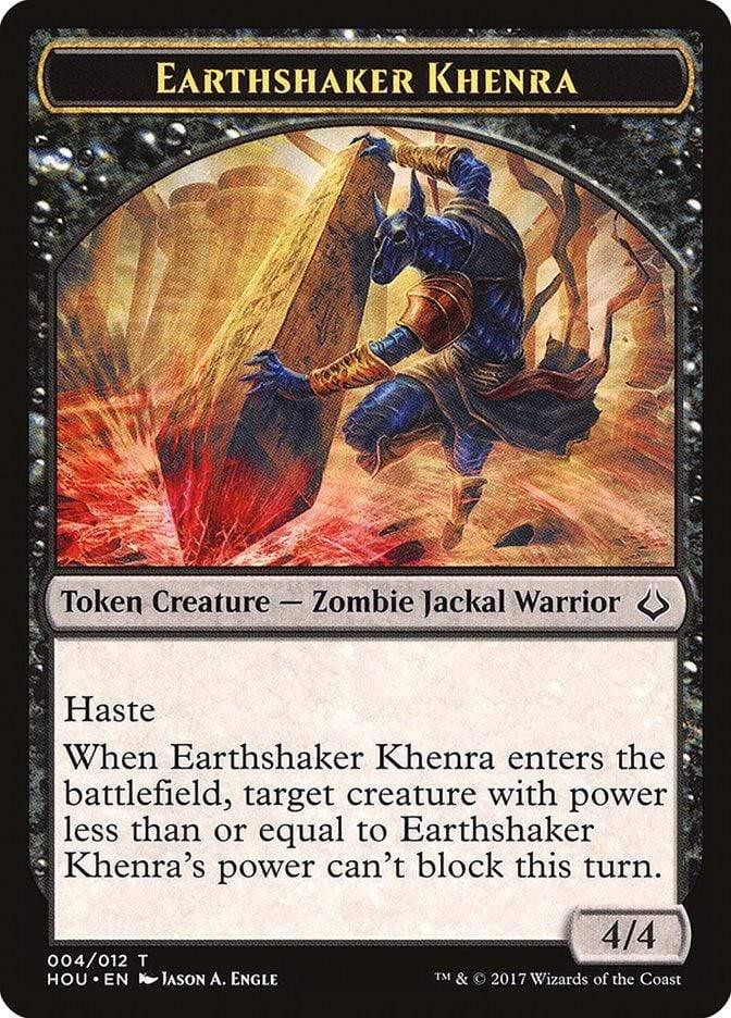 Magic: The Gathering MTG Single Earthshaker Khenra [Hour of Devastation Tokens]
