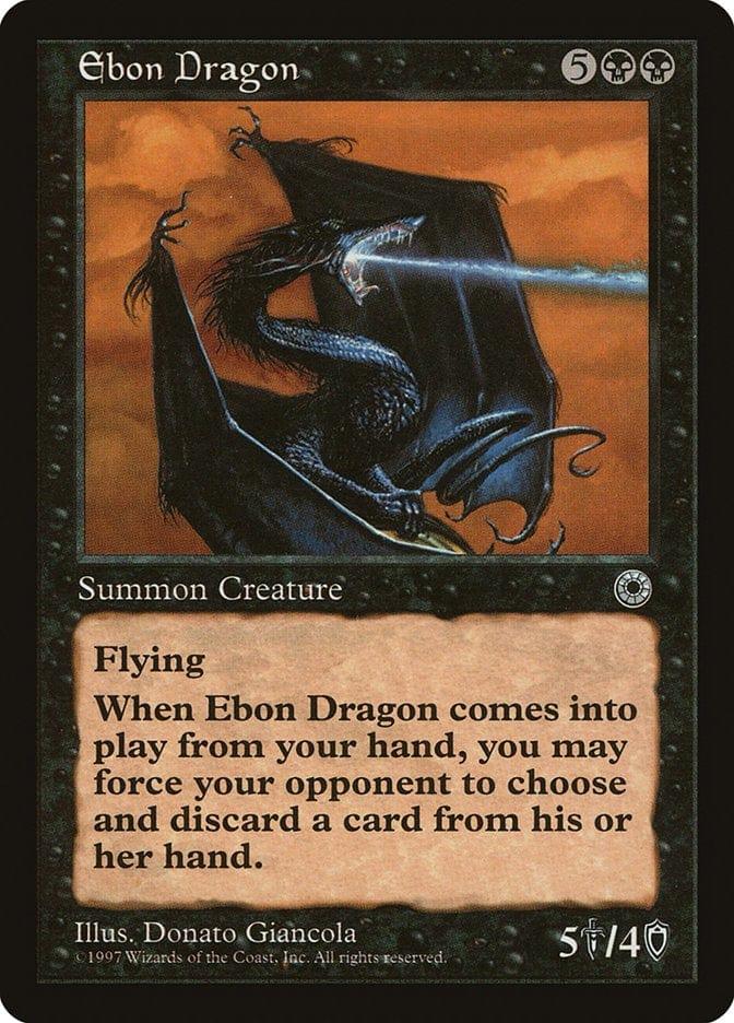 Magic: The Gathering MTG Single Ebon Dragon [Portal]
