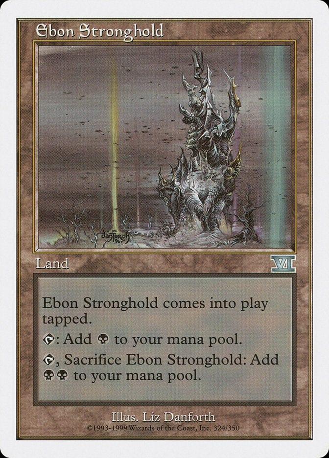 Magic: The Gathering MTG Single Ebon Stronghold [Classic Sixth Edition]