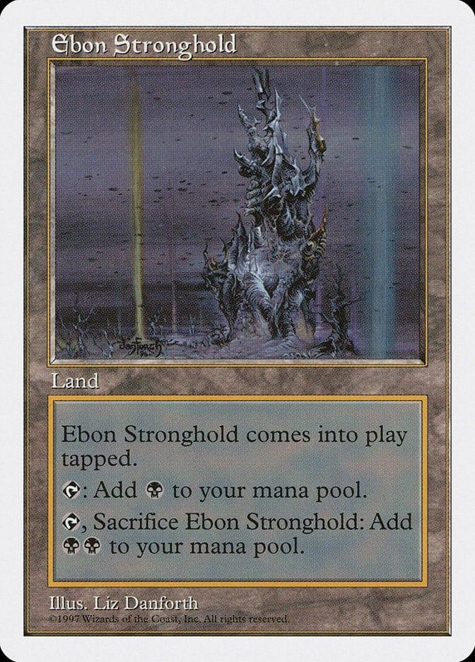 Magic: The Gathering MTG Single Ebon Stronghold [Fifth Edition]