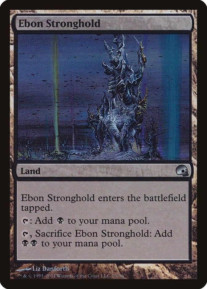 Magic: The Gathering MTG Single Ebon Stronghold [Premium Deck Series: Graveborn]