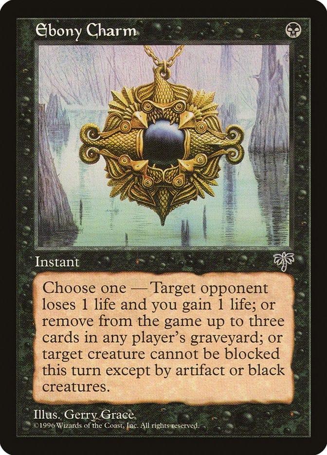 Magic: The Gathering MTG Single Ebony Charm [Mirage]