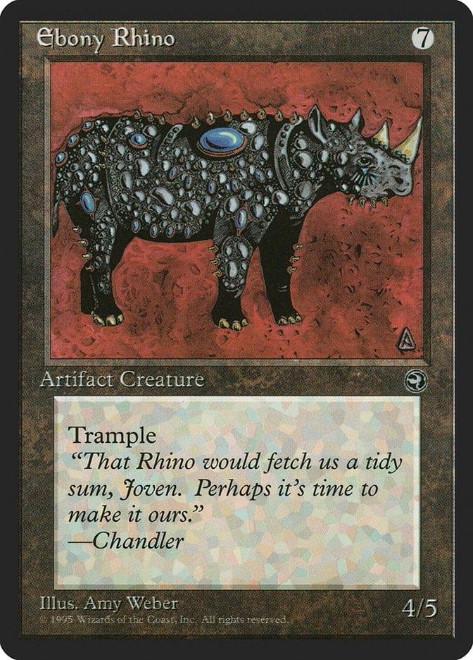 Magic: The Gathering MTG Single Ebony Rhino [Homelands]