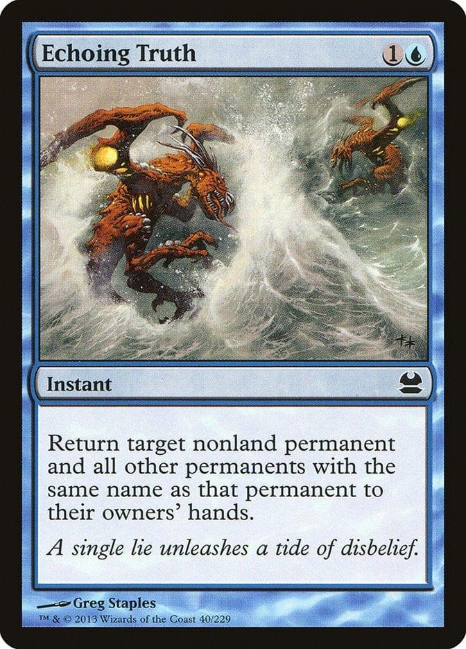 Magic: The Gathering MTG Single Echoing Truth [Modern Masters]