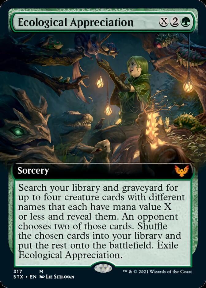 Magic: The Gathering MTG Single Ecological Appreciation (Extended) [Strixhaven: School of Mages]