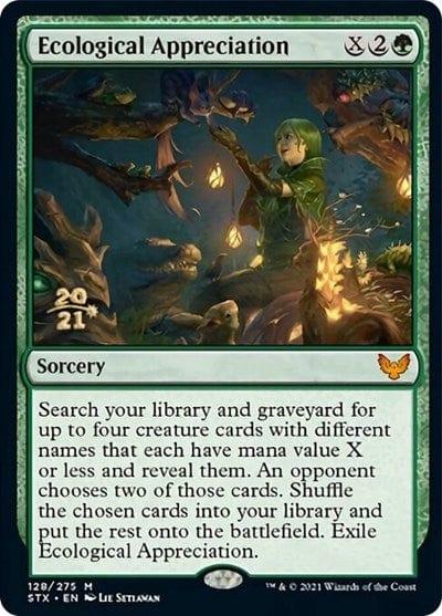 Magic: The Gathering MTG Single Ecological Appreciation [Strixhaven: School of Mages Prerelease Promos]