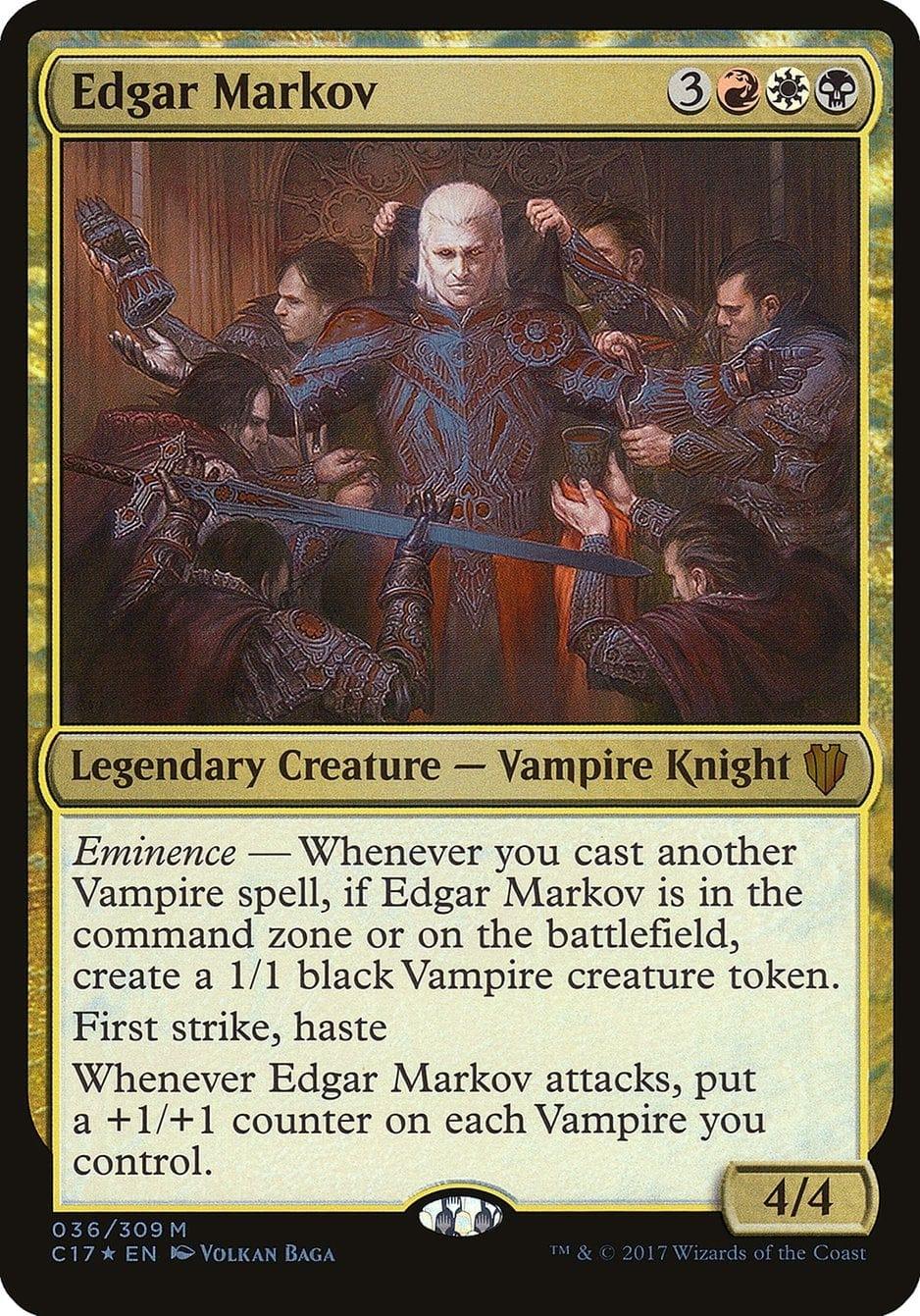 Magic: The Gathering MTG Single Edgar Markov (Oversized) [Commander 2017 Oversized]
