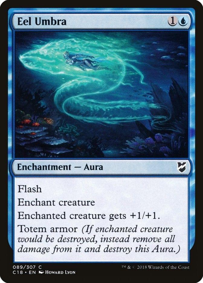 Magic: The Gathering MTG Single Eel Umbra [Commander 2018]