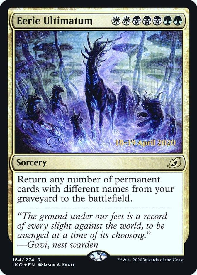 Magic: The Gathering MTG Single Eerie Ultimatum  [Ikoria: Lair of Behemoths Prerelease Promos]
