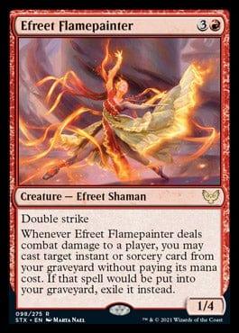 Magic: The Gathering MTG Single Efreet Flamepainter [Strixhaven: School of Mages]