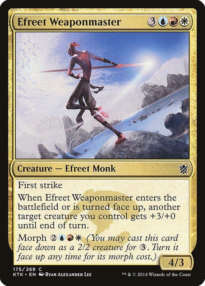 Magic: The Gathering MTG Single Efreet Weaponmaster [Khans of Tarkir]