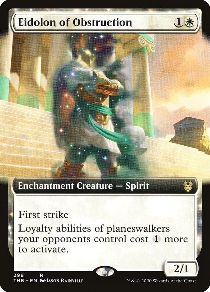 Magic: The Gathering MTG Single Eidolon of Obstruction (Extended) [Theros Beyond Death]