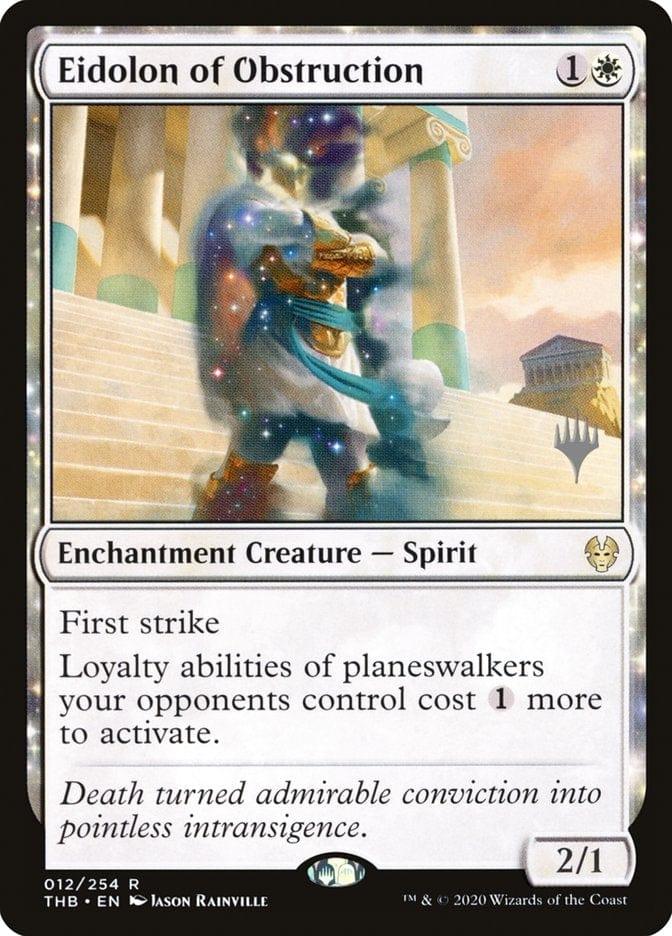 Magic: The Gathering MTG Single Eidolon of Obstruction (Promo Pack) [Theros Beyond Death Promos]