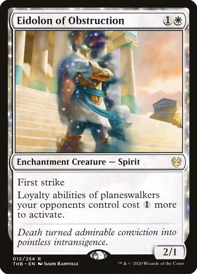 Magic: The Gathering MTG Single Eidolon of Obstruction [Theros Beyond Death]