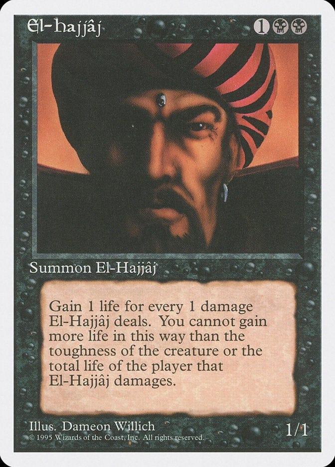 Magic: The Gathering MTG Single El-Hajjâj [Fourth Edition]