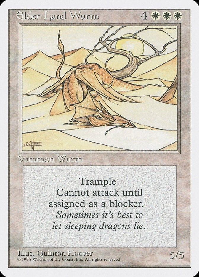 Magic: The Gathering MTG Single Elder Land Wurm [Fourth Edition]