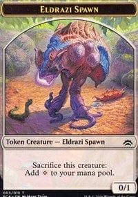 Magic: The Gathering MTG Single Eldrazi Spawn (003) // Eldrazi Double-sided Token [Planechase Anthology]