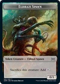 Magic: The Gathering MTG Single Eldrazi Spawn // Plant Double-sided Token [Double Masters]