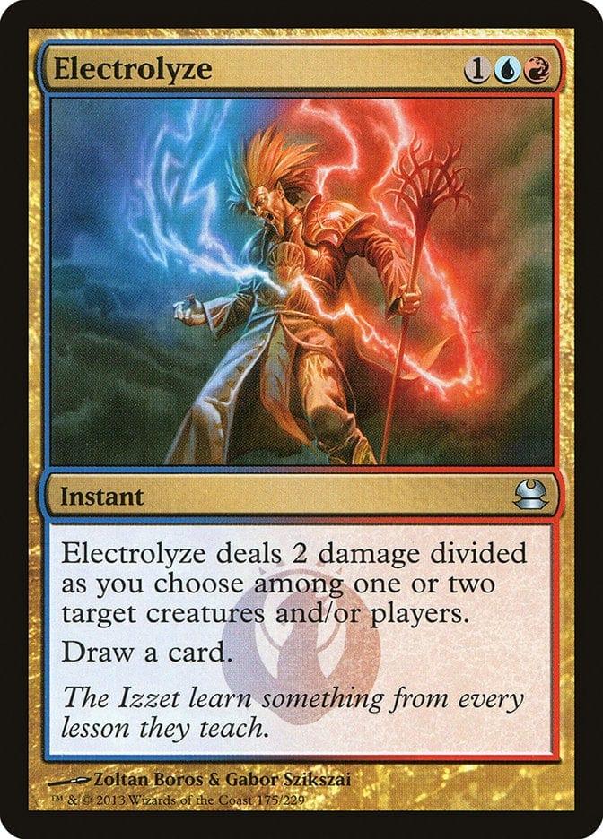 Magic: The Gathering MTG Single Electrolyze [Modern Masters]